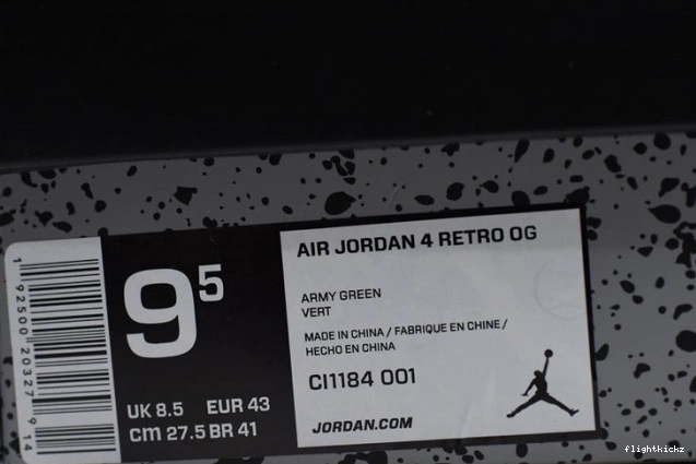4 Black Retro Jordan Laser Air CI1184-001 0810
